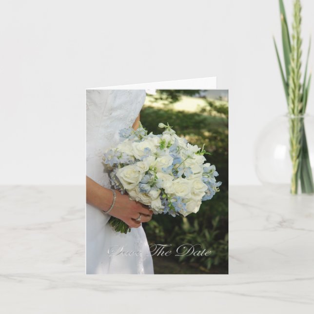 Bride's Save The Date Announcement (Front)