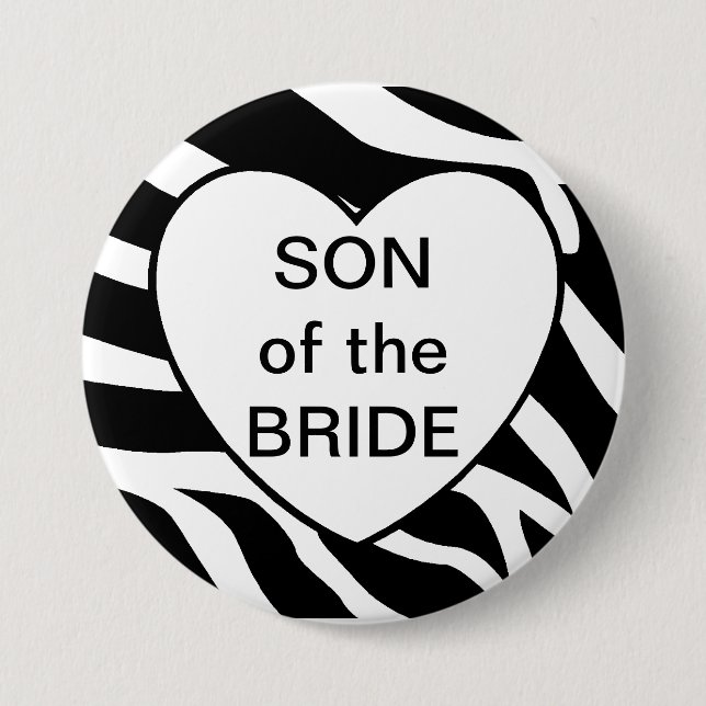 Brides Son 7.5 Cm Round Badge (Front)