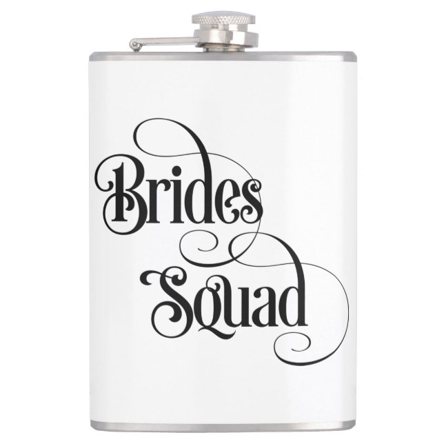 Brides Squad Hip Flask (Front)