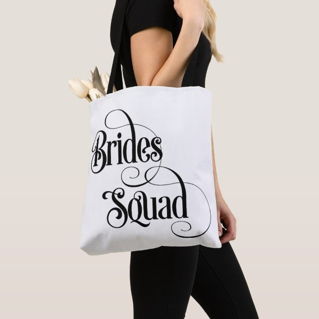 Brides Squad Tote Bag (Close Up)
