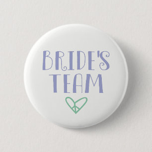 Bride's Team Lapel Button