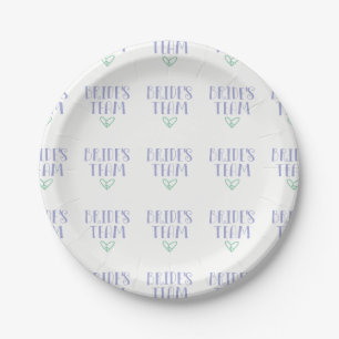 Bride's Team Paper Plate