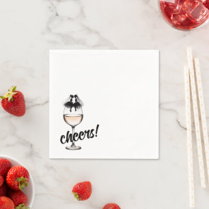 Brides Wedding Cheers Napkin