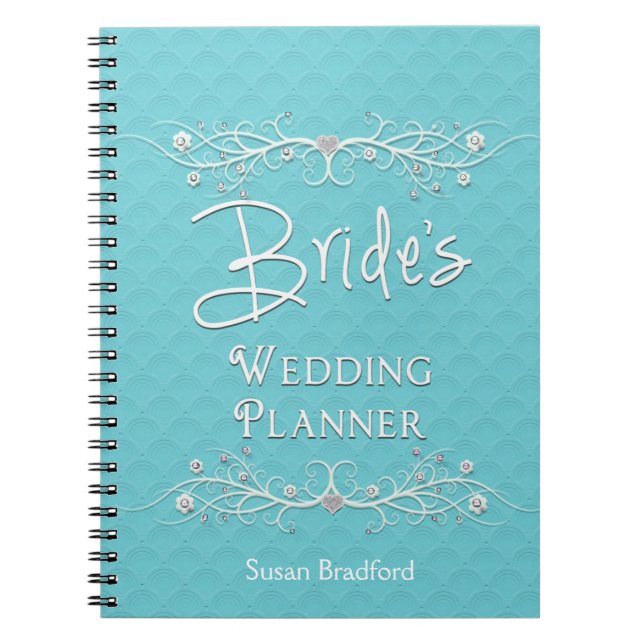 BRIDE'S WEDDING PLANNER NOTEBOOK - (Front)