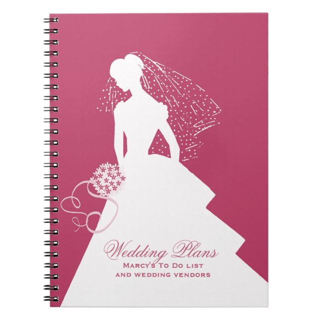 Bride's Wedding Planner Notebook (Front)