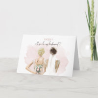 Bridesmaid - Avery Note Card