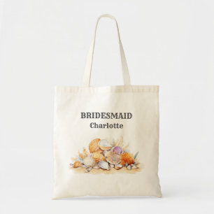 Bridesmaid Beach Tropical Or Destination Wedding Tote Bag