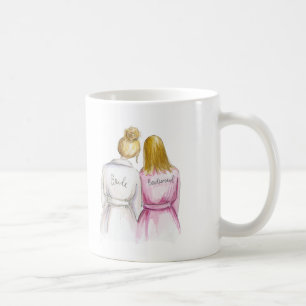 Bridesmaid? Blonde Bun Bride Dark Bl Straight Maid Coffee Mug