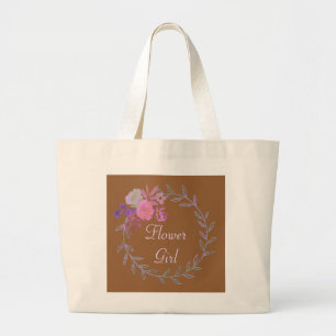 Bridesmaid Bride Mother of the Bride Groom Large Tote Bag