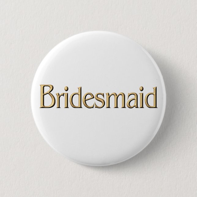 Bridesmaid button (Front)