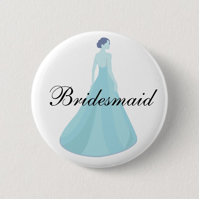Bridesmaid Button (Front)