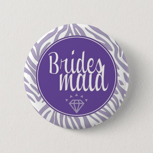 Bridesmaid Button (Front)