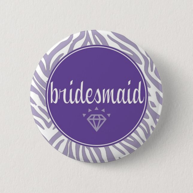 Bridesmaid Button (Front)