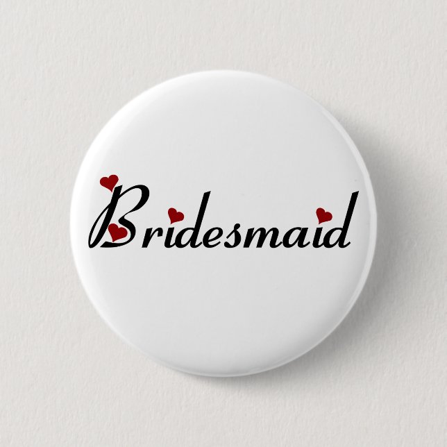 Bridesmaid button (Front)