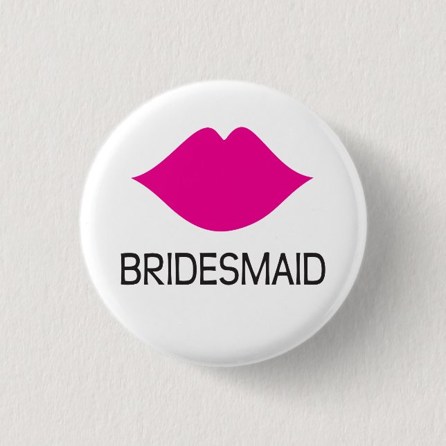 Bridesmaid Button (Front)