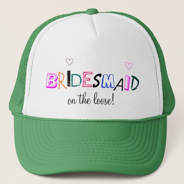Bridesmaid Cap (Front)