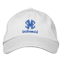 Bridesmaid Custom Wedding Monogrammed Baseball Cap