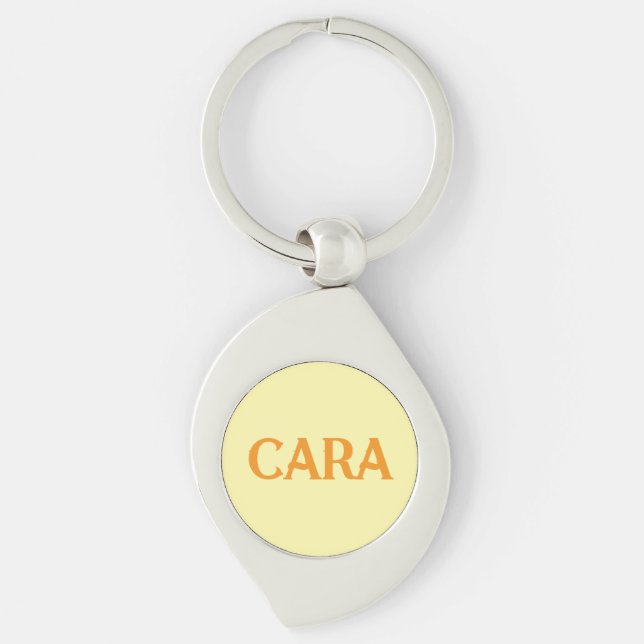 BRIDESMAID CUSTOMIZED NAME & TEXT SIMPLE STYLISH KEY RING (Front)