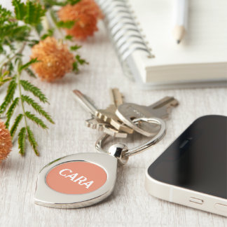 BRIDESMAID CUSTOMIZED NAME & TEXT SIMPLE STYLISH KEY RING