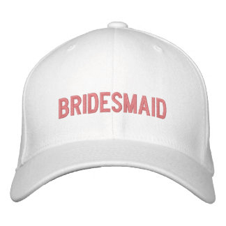 Bridesmaid Embroidered Hat