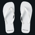 Bridesmaid flipflops<br><div class="desc">Bridesmaid flipflops</div>