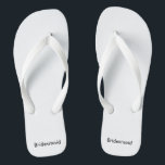 Bridesmaid flipflops<br><div class="desc">Bridesmaid flipflops</div>