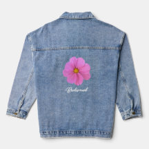 Bridesmaid Flower Denim Jacket