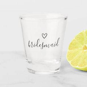 Bridesmaid Gift   Customizable Script Name Shot Glass