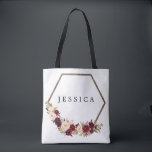 Bridesmaid Gift Personalised Tote Bag Boho<br><div class="desc">Gift this lovely personalised tote bag to the ladies that have supported you in this journey! They will love how thoughtful you are! Easily edit the name and add to your cart!</div>