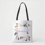 Bridesmaid Gift Personalised Tote Bag Magnolia<br><div class="desc">Gift this lovely personalised tote bag to the ladies that have supported you in this journey! They will love how thoughtful you are! Easily edit the name and add to your cart!</div>