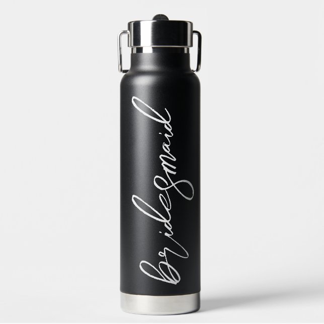 Bridesmaid Gift  Water Bottle (Front)