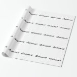 Bridesmaid Gift Wrapping Paper<br><div class="desc">Bridesmaid Gift Wrapping Paper</div>