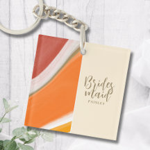 Bridesmaid Gifts Keychain - Sunset Inspired