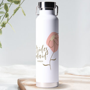 Bridesmaid Gifts Water Bottle - Golden Daisy