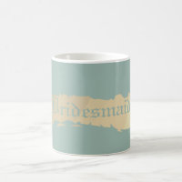 Bridesmaid Golden Blue Wedding