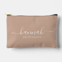 Bridesmaid Modern Minimal Script Cosmetic