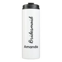 Bridesmaid Monograms Name Wedding Gift Favour 