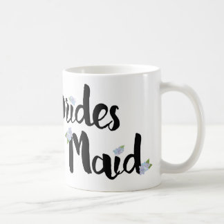 Bridesmaid Mug - Purple Hydrangeas