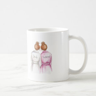 Bridesmaid? Mug Red Bun Bride Red Bun Maid
