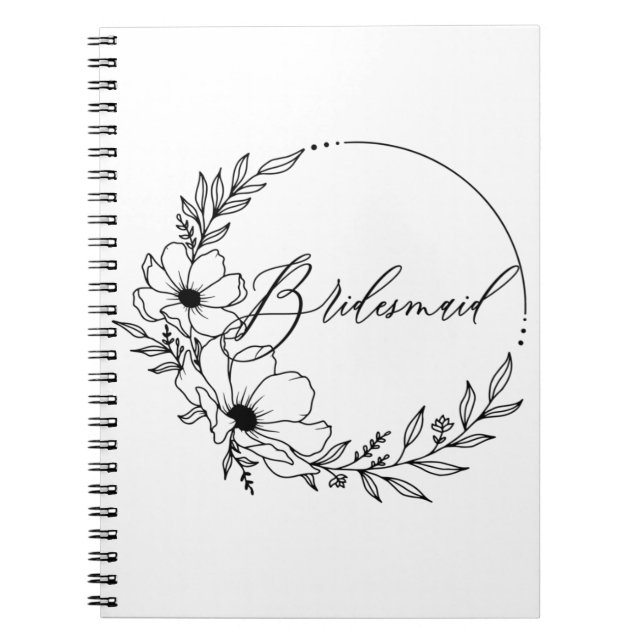 bridesmaid notebook (Front)