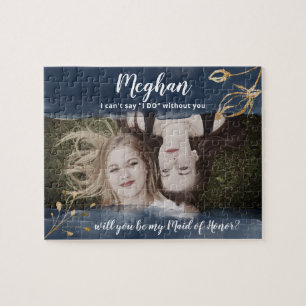 Bridesmaid or Maid of honour proposal photo puzzle
