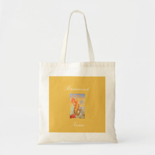 Bridesmaid oyster mermaid tote bag