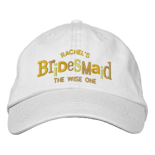 Bridesmaid Party Wedding Gift Embroidered Hat