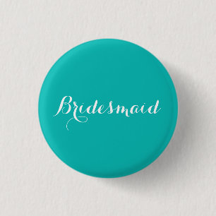 Bridesmaid Pin Tiffany Blue Theme