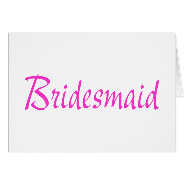 Bridesmaid Pink (Front Horizontal)