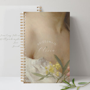 Bridesmaid Planner Romantic Vintage Personalised