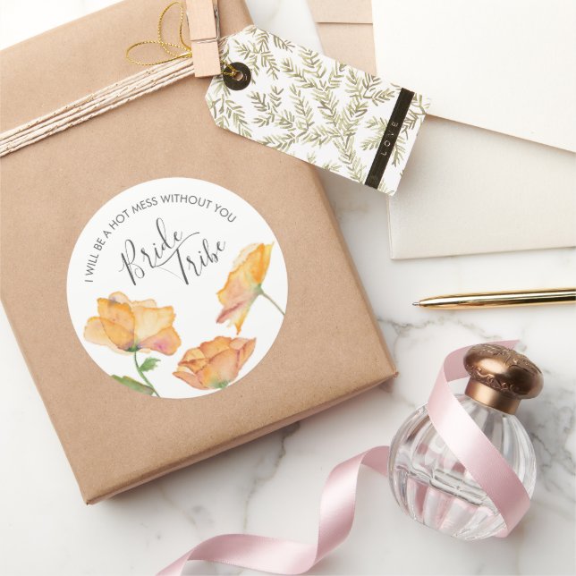 Bridesmaid Proposal Bride Tribe Gift Label (Gifting)