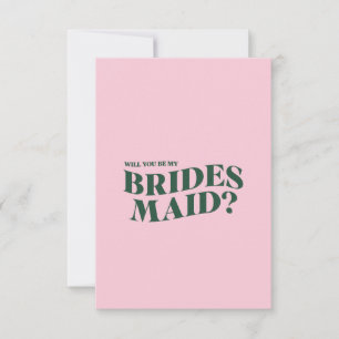 Bridesmaid Proposal Card