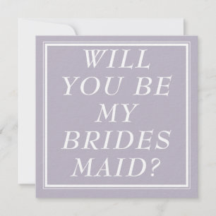 Bridesmaid Proposal Cards- Engagement Bridal Party Holiday Card
