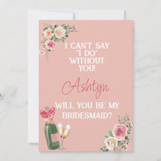 Bridesmaid Proposal Invitation